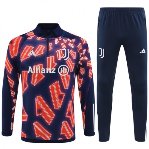 Juventus Sweat d'Entraînement Quarter-Zip 2023-24 Rouge Enfant Juventus Sweat d'Entraînement Quarter-Zip 2023-24 Rouge Enfant